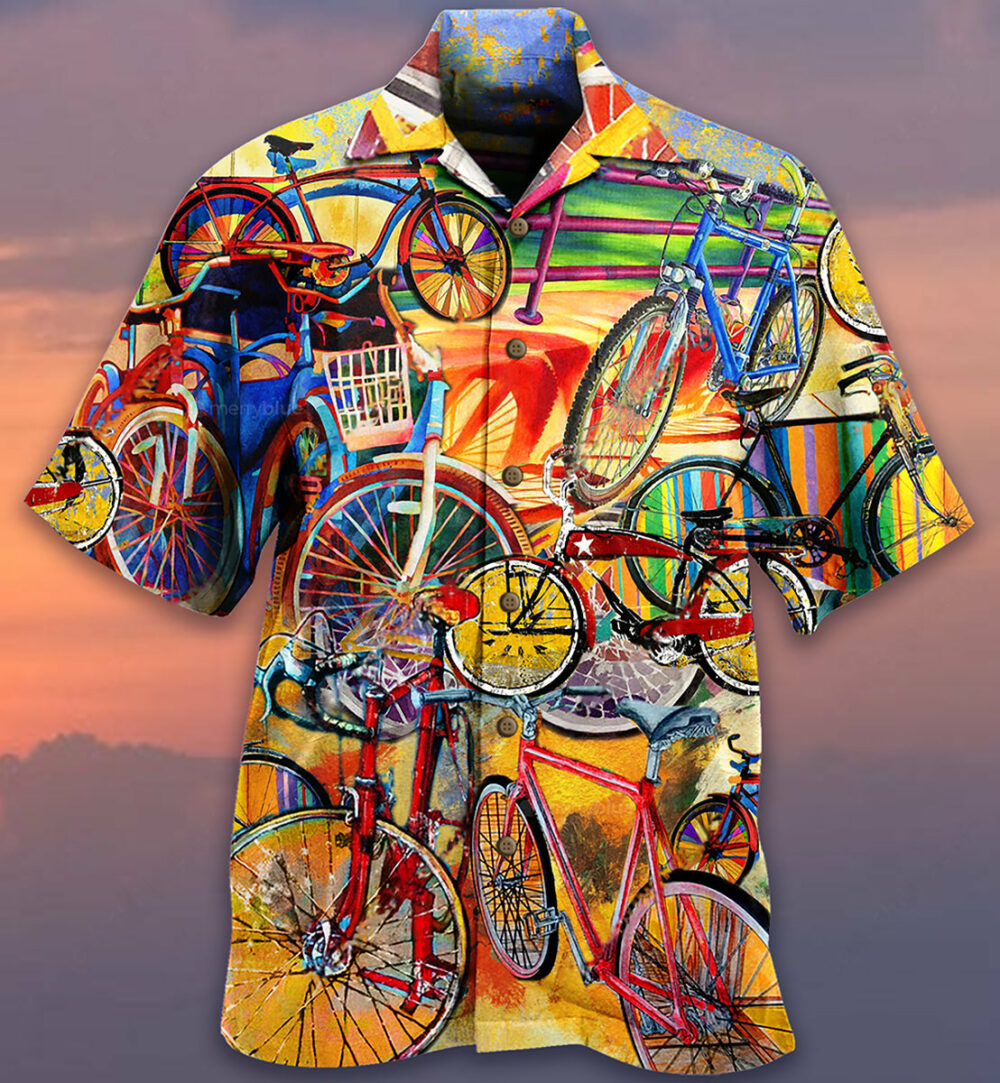 Bike All I Need Is A Bike - Hawaiian Shirt - Owl Ohh - Owl Ohh
