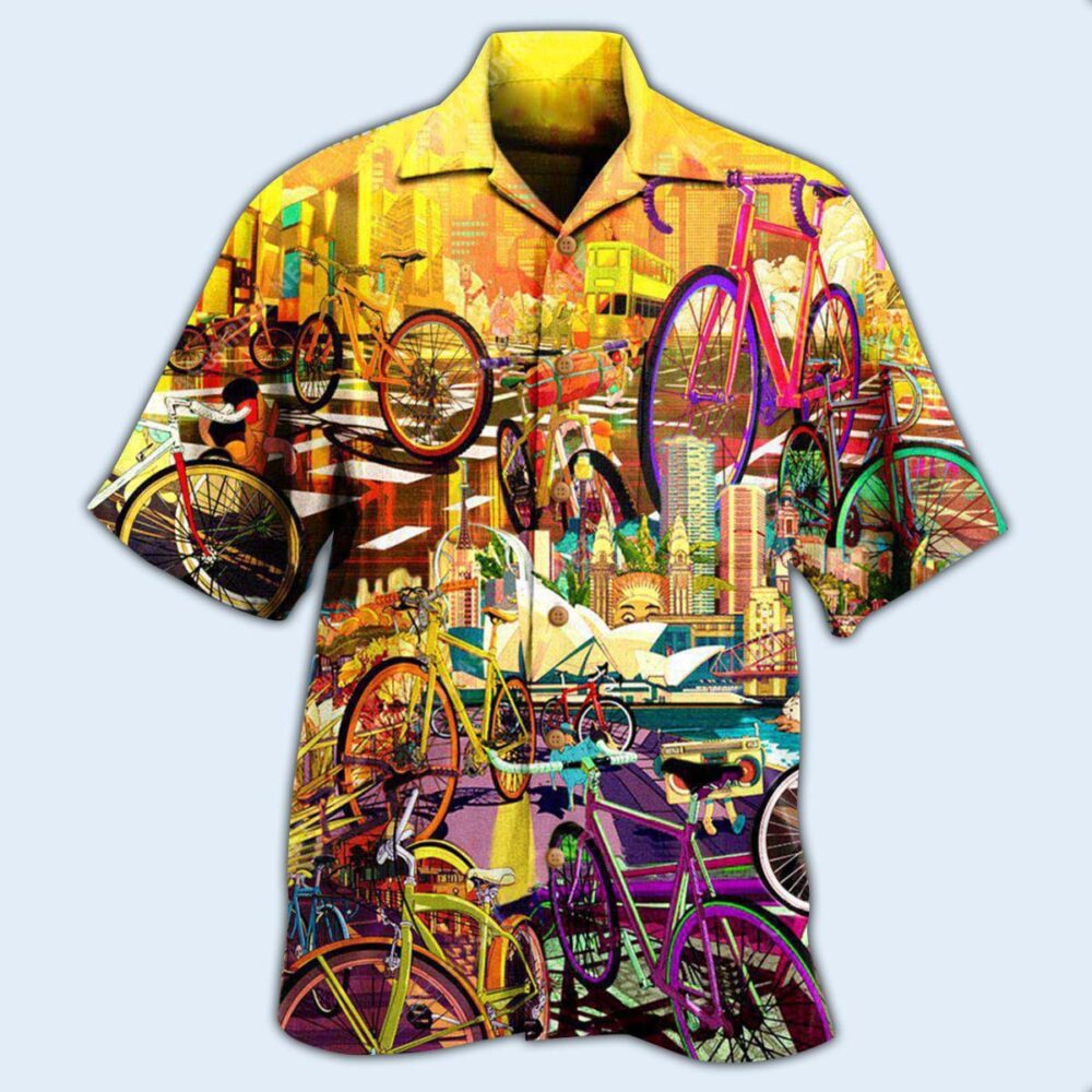 Bike Can Take Me Anywhere - Hawaiian Shirt - Owl Ohh - Owl Ohh