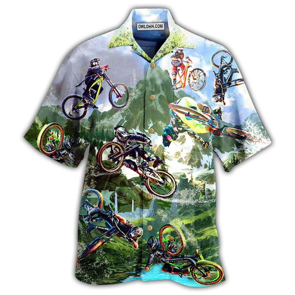 Bike Don't Follow Me You Won't Make It Cool Style - Hawaiian Shirt - Owl Ohh - Owl Ohh