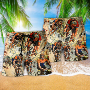 Bike Get Your Ride Bicycle Racing Cool - Beach Short - Owl Ohh - Owl Ohh