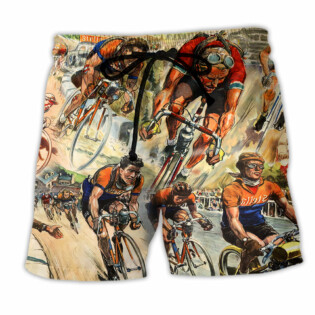Bike Get Your Ride Bicycle Racing Cool - Beach Short - Owl Ohh - Owl Ohh