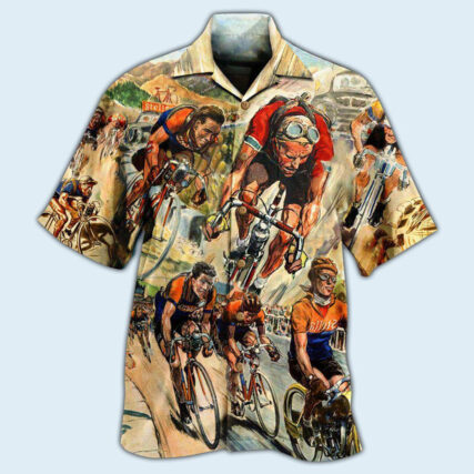 Bike Get Your Ride Bicycle Racing - Hawaiian Shirt - Owl Ohh - Owl Ohh
