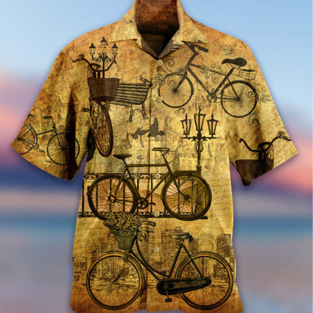Bike Vintage Love Sunset So Much - Hawaiian Shirt - Owl Ohh - Owl Ohh
