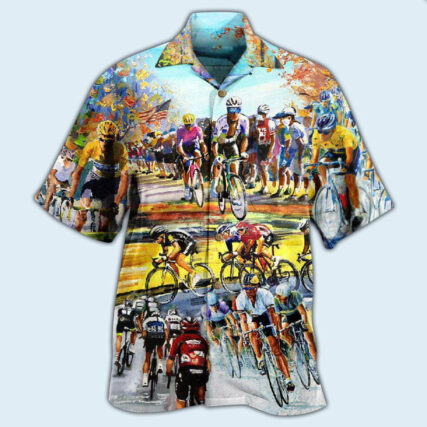 Bike Ride Until The End Of The World Forever - Hawaiian Shirt - Owl Ohh - Owl Ohh