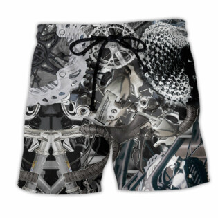 Bike When In Doubt Pedal It Out Bicycle - Beach Short - Owl Ohh - Owl Ohh