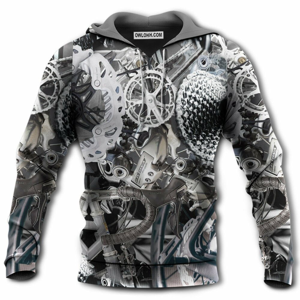 Bike When In Doubt Pedal It Out Vintage - Hoodie - Owl Ohh - Owl Ohh