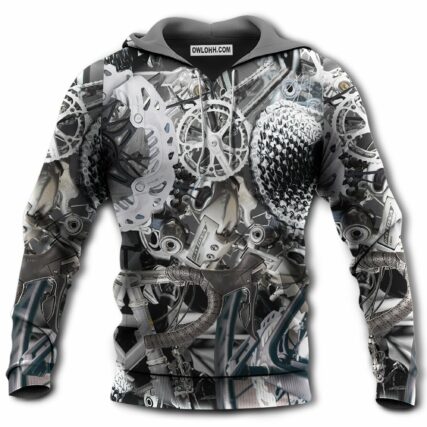 Bike When In Doubt Pedal It Out Vintage - Hoodie - Owl Ohh - Owl Ohh