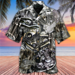 Motorcycle Don't Go Gray We Turn Chrome - Hawaiian Shirt - Owl Ohh - Owl Ohh