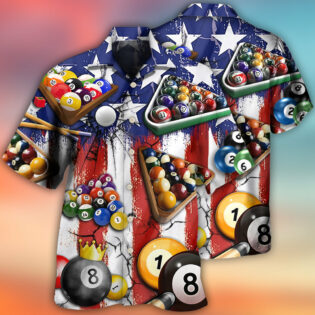 Billiard Independence Day - Hawaiian Shirt - Owl Ohh - Owl Ohh