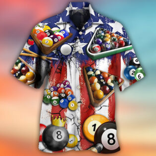 Billiard Independence Day - Hawaiian Shirt - Owl Ohh - Owl Ohh