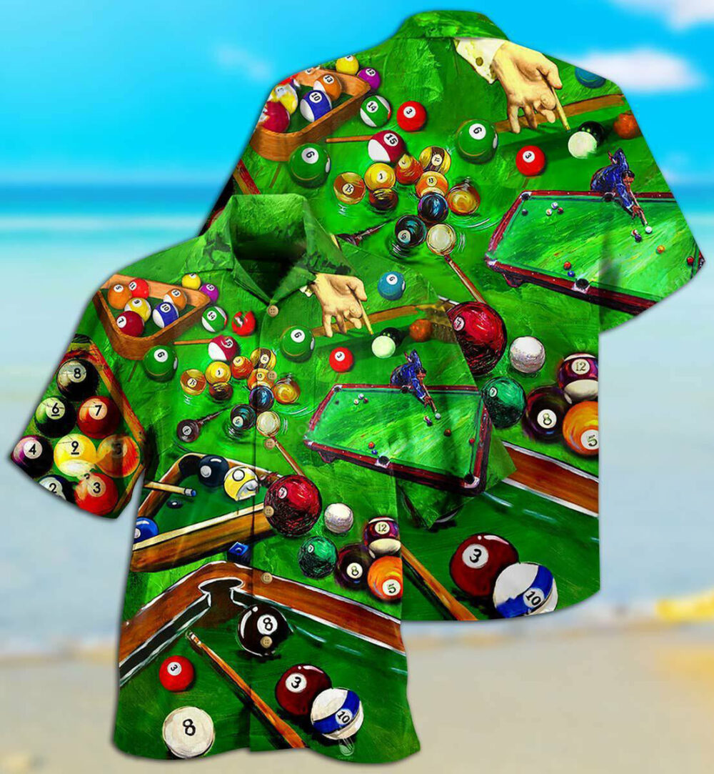 Billiard Is My Life My Love Green - Hawaiian Shirt - Owl Ohh - Owl Ohh
