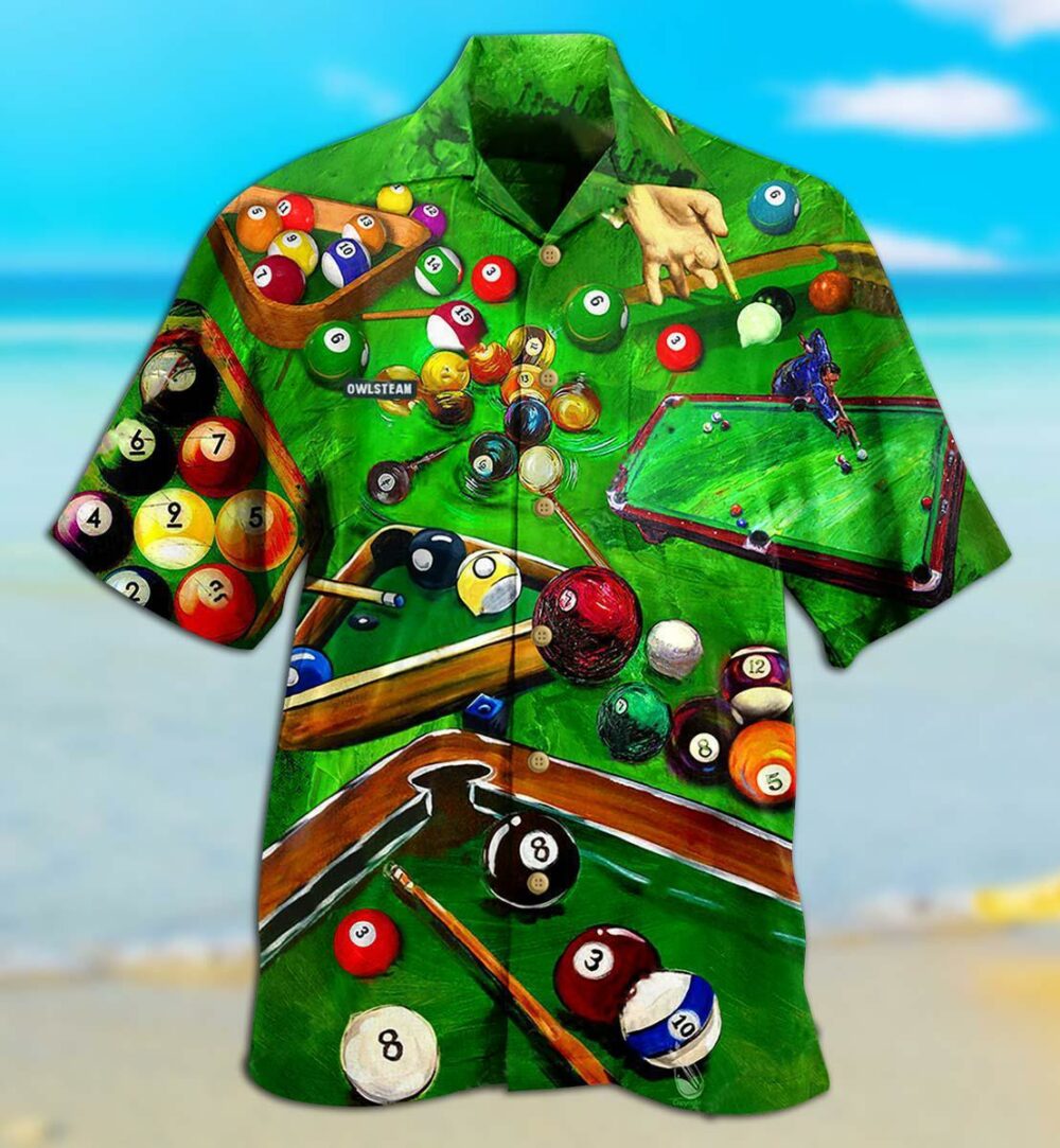 Billiard Is My Life My Love Green - Hawaiian Shirt - Owl Ohh - Owl Ohh