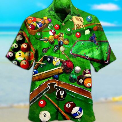 Billiard Is My Life My Love Green - Hawaiian Shirt - Owl Ohh - Owl Ohh