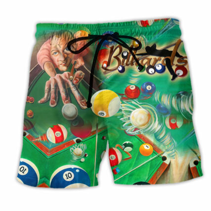 Billiard It Worked In My Head Billard Cue Sport - Beach Short - Owl Ohh - Owl Ohh