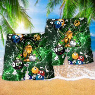 Billiard Lover So Funny - Beach Short - Owl Ohh - Owl Ohh