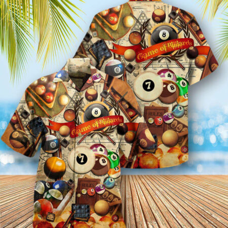 Billiard Never Give Up Until The Last Ball Falls Vintage Style - Hawaiian Shirt - Owl Ohh - Owl Ohh