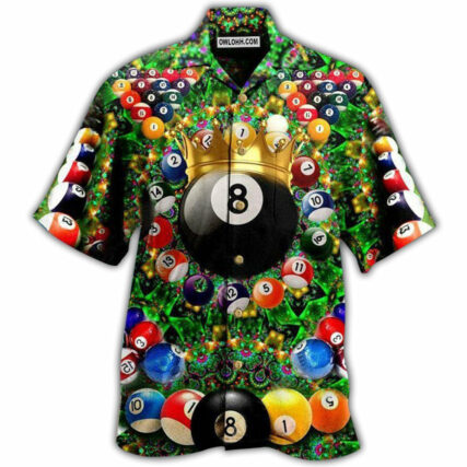 Billiard Warning Pool On Duty - Hawaiian Shirt - Owl Ohh - Owl Ohh