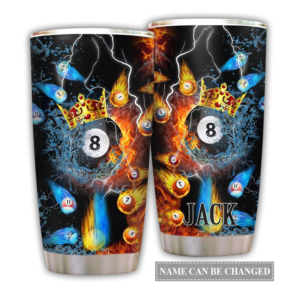 Billiard Water And Fire Special Personalized - Tumbler - Owl Ohh - Owl Ohh