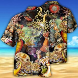 Ocean Biology Ocean Lover Basic Background - Hawaiian Shirt - Owl Ohh - Owl Ohh