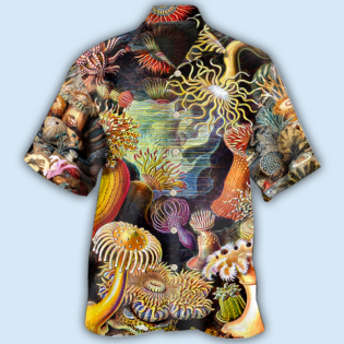 Ocean Biology Ocean Lover Basic Background - Hawaiian Shirt - Owl Ohh - Owl Ohh