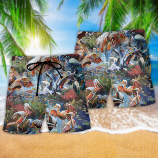 Bird Migration Style Lover - Beach Short - Owl Ohh - Owl Ohh