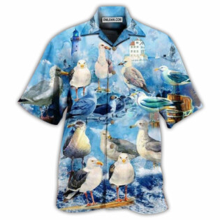 Seagull Bird Stop It Now - Hawaiian Shirt - Owl Ohh - Owl Ohh