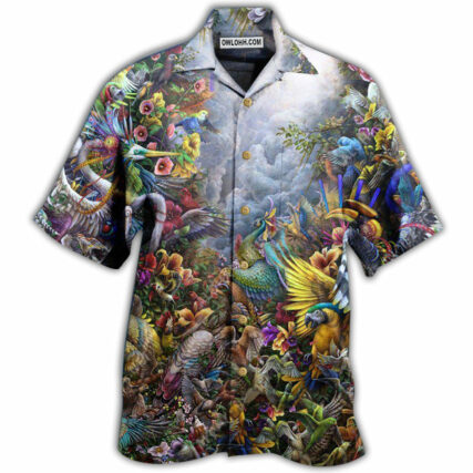 Bird Heaven Amazing Garden - Hawaiian Shirt - Owl Ohh - Owl Ohh