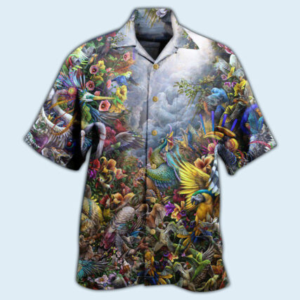 Bird Heaven Amazing Garden - Hawaiian Shirt - Owl Ohh - Owl Ohh