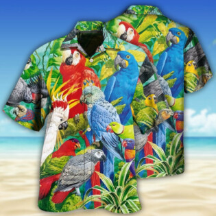 Parrot Tropical Summer Style - Hawaiian shirt - Owl Ohh - Owl Ohh
