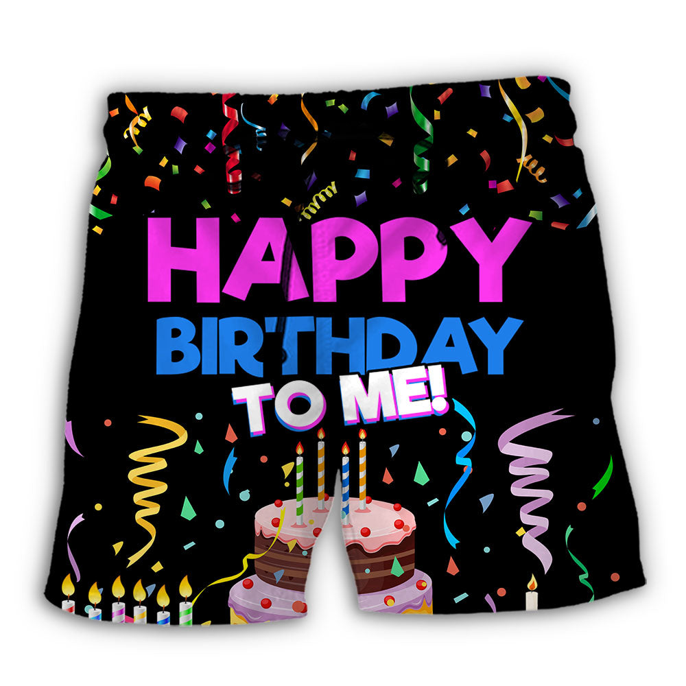 Birthday Happy Birthday To Me - Beach Short - Owl Ohh - Owl Ohh