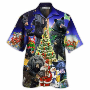 Bear Family Into Spring Merry Christmas - Hawaiian Shirt - Owl Ohh - Owl Ohh