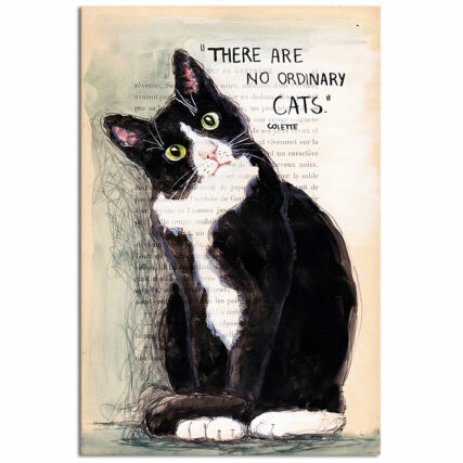 Black Cat There're No Ordinary Cats - Vertical Poster - Owl Ohh - Owl Ohh
