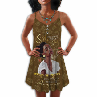 Black Women She Who Kneels Before God So Beautiful - Summer Dress - Owl Ohh - Owl Ohh