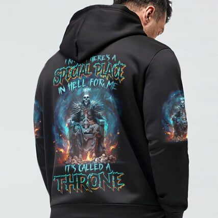 IT'S CALLED A THRONE FIRE SKULL ALL OVER PRINT - TLNZ0404234