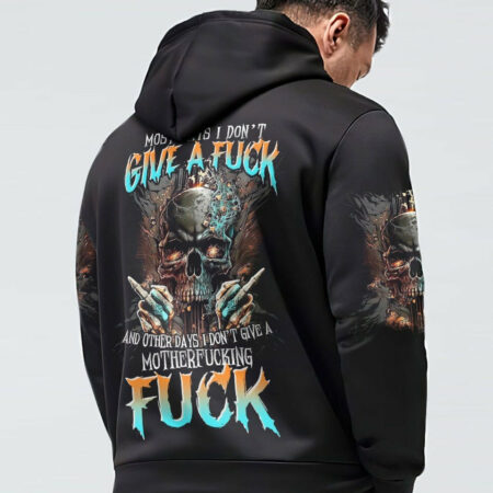 MOST DAYS I DON'T GIVE A F SKULL ALL OVER PRINT - TLTR1704232