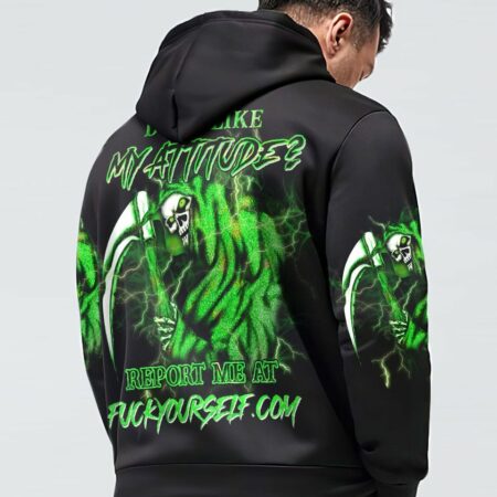 DON'T LIKE MY ATTITUDE SKULL ALL OVER PRINT - YHHN2203232
