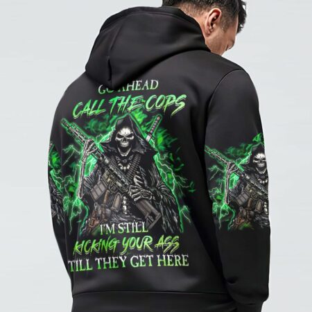 GO AHEAD CALL THE COPS ALL OVER PRINT - YHHN2403232