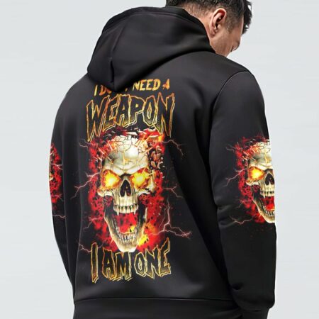 I DON'T NEED A WEAPON I AM ONE ALL OVER PRINT - YHNT0304232