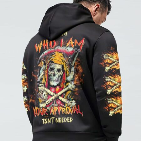 I AM WHO I AM SKULL ALL OVER PRINT - YHHN1603231