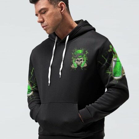 HELLO DARKNESS MY OLD FRIEND SKULL BEER PATRICK'S DAY ALL OVER PRINT - TLTM1101232