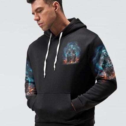 IT'S CALLED A THRONE FIRE SKULL ALL OVER PRINT - TLNZ0404234