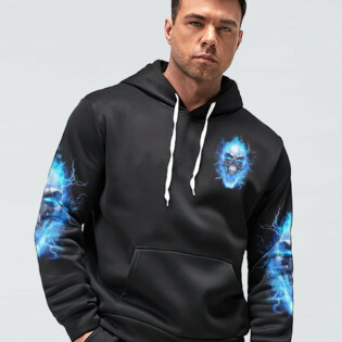 DON'T TRY TO FIGURE ME OUT FIRE SKULL ALL OVER PRINT - YHNT0704234