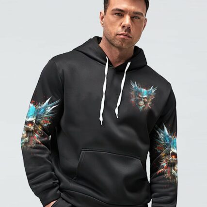 I DON'T NEED A WEAPON I AM ONE DEMON SKULL ALL OVER PRINT - YHNT3103232