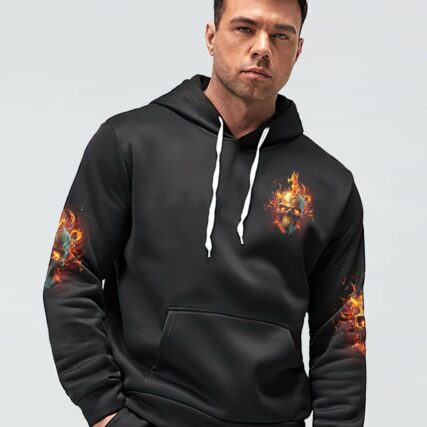 I AM WHO I AM FIRE SKULL ALL OVER PRINT - TLNZ1302232