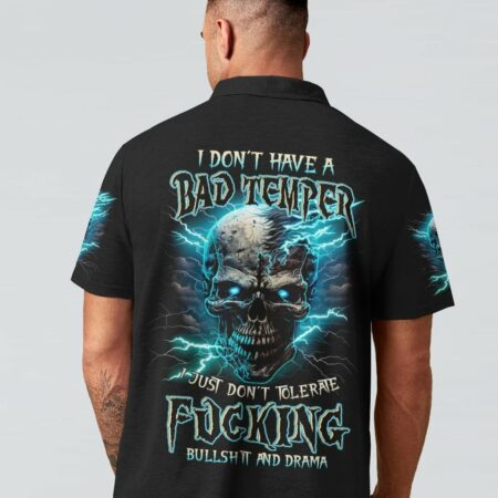 I DON'T HAVE A BAD TEMPER THUNDER SKULL ALL OVER PRINT - TLTW0404235