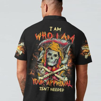 I AM WHO I AM SKULL ALL OVER PRINT - YHHN1603231