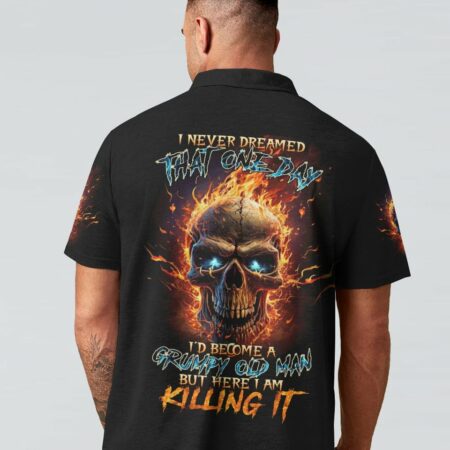 I NEVER DREAMED THAT ONE DAY GRUMPY OLD MAN SKULL ALL OVER PRINT - TLTR2803233