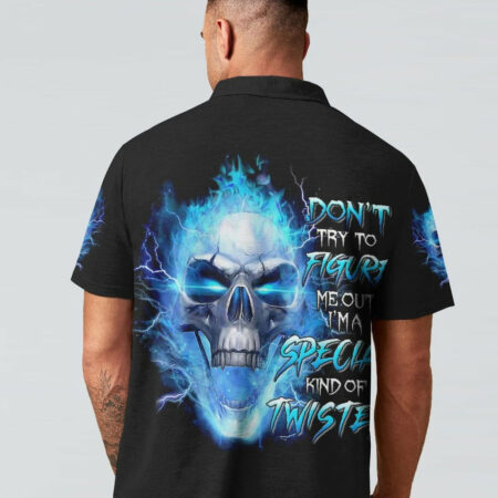 DON'T TRY TO FIGURE ME OUT FIRE SKULL ALL OVER PRINT - YHNT0704234