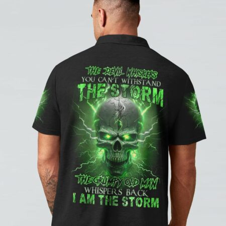 I AM THE STORM GRUMPY OLD MAN THUNDER SKULL ALL OVER PRINT - TLNZ0404233