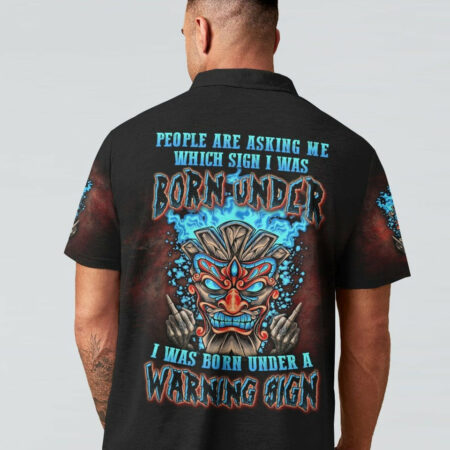 I WAS BORN UNDER A WARNING SIGN ALL OVER PRINT - YHLN1304231